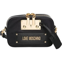 Love Moschino sieviešu plecu soma Melna, melna