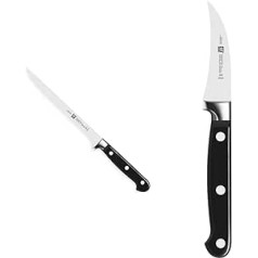 Zwilling Professional S filejas nazis, asmens garums: 18 cm, melns un 1001437 31020-051 profesionāls S griešanas nazis, nerūsējošais speciālais tērauds, īpašs kausējums, kniedēts, cieta lodīte, 70 mm, melns