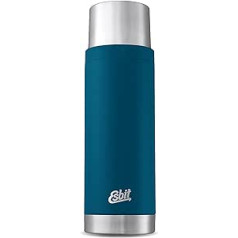 Esbit Sculptor Thermal Flask — Izolēta nerūsējošā tērauda pudele karstajiem un aukstajiem dzērieniem — 1000 ml Polar Blue