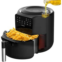 Cecotec Cecofry Rain Hot Air Fryer 5.5L Integrated Oil Sprinkler 7 Stage Advanced Technology 1550W Touch Panel