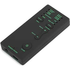 Dpofirs Mini Voice Changer Sound Card for Computer, Sound Converter with 7 Different Voice Changes, Suitable for Computers, Phones, Tablets and Speakers