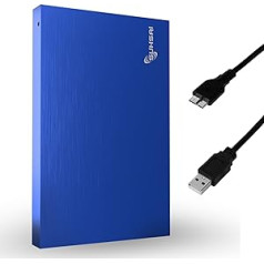 Suhsai pārnēsājamais ārējais cietais disks 250 GB kabatas izmēra rezerves HDD 2,5 collu ārējā datu glabāšanas cietais disks USB 3.0 cietais disks ir saderīgs ar spēļu datoru Mac klēpjdatoru Xbox One PS4