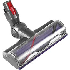 Dyson V10 Cyclone bezvadu putekļu sūcējs tiešās piedziņas tīrīšanas galvas turbīnas grīdas sprausla, pelēka un violeta