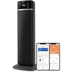 Philips Ceramic Fan Heater 5000 Series, Ceramic Heating Technology, AI Controlled for Energy Saving, Heats in 2 Seconds with 5 Integrated Safety Functions, App Control, Grey (CX5120/11)