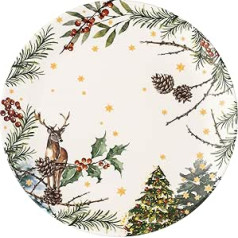 Hutschenreuther kolekcijas sērija 2023 Am Weihnachtsbaum.. Plate Flat 22 cm