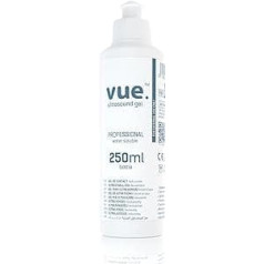 Vue Ultrasound Gel 250 ml / 1 L / 5 L pudele ar caurspīdīgu vadošu transmisijas želeju ultraskaņas un Doplera ierīcēm, EMS, TENS (250 ml pudele)