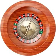 Baoblaze Roulette Table Game, Table Game, Funny Party Table Party Game, Rotating Game Wheel 12 Inch for Games, Holidays, Birthdays