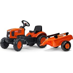 Falquet & CIE – 2065 ab – Kubota m7171/Anhänger – Orange