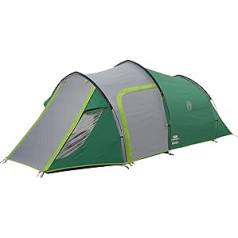 Coleman Chimney Rock 3 Plus Zelt, 3 Personen Tunnelzelt, 3 Mann Camping-Zelt, Große abgedunkelte Schlafkabine blockiert bis zu 99% des Tageslichts, wasserdicht WS 4,500 mm