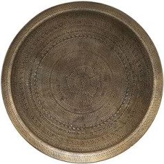 House Doctor Jhansi 258740201 Tray Antique Brass Finish H 2 cm Diameter 29 cm Finish May Vary