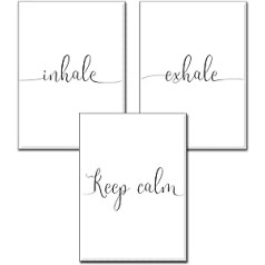 4Good Epictures, Premium Poster Set with Sayings, for the Kitchen, Motivational Text and Funny Sayings, decoration for the Office, Living Room or Bedroom