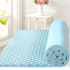 Zinus Swirl Memory Foam Topper, 140 x 190 x 3,81 cm