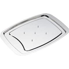 Kitchen Craft Stainless Steel Spiked Carving Tray