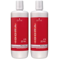 Schwarzkopf Igora Royal Developer Cream Oxide 6% 1000 ml Komplektā 2