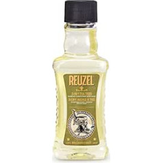 ‎Reuzel Reuzel 3-in-1 tējas koka šampūns, attīra matus un ķermeni, 100 ml