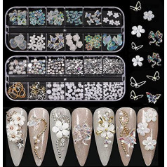 3D Aurora Bow Nail Art Charms