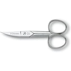 3 Claveles Nagelschere, vernickelt, 11,4 cm