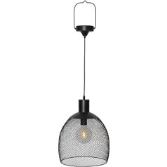 Labākā sezonas 481-71 LED saules lampa, melna, apm. 29 x 29 x 35 cm