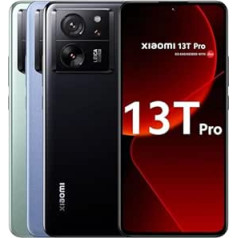 Xiaomi 13T Pro, AMOLED 144Hz atsvaidzes intensitāte, 12+512GB, Leica kamera, melna