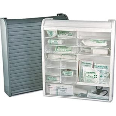 LEINA-WERKE Sani Roll 22085 First Aid Cabinet with Contents DIN 13169 Silver Pack of 1