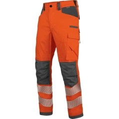 WÜRTH MODYF Warnschutz Winter Bundhose Neon EN 20471 2 - professionelle Arbeitshose für Herren - Warnschutzhose mit Knieschutztaschen - in den Größen 24-118 in Gelb und weiteren Farben