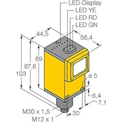 3038661 - Q45BB6CVQ5, Optoelektronischer Sensor Winkellichttaster