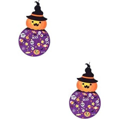 Totority 2St Halloween-Dekorationen bastelsets für kinder Halloween hängender Filzkürbis Kinder fühlten Kürbis Ornament Halloween-Filz-Kürbis Filz-Kürbis-Dekoration dreidimensional gefühlt