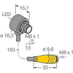 3068689 — T8AP6D100Q, optiskais sensors Reflexionslicchttaster miniatursensors