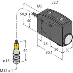 3075044 — R58ECRGB2Q, Opto sensors Winkellichttaster Farbmarkensor