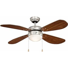 Classic Ceiling Fan with Lighting, 105 cm, FN43336