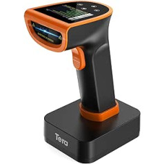 Tera 1D 2D QR svītrkoda skeneris ar digitālo Einstellungsbildschirm & Tastenfeld Schnellscan funkciju Bluetooth 2.4G Drahtlos & USB-Kabelverbindung deutsche Anleitung HW00015