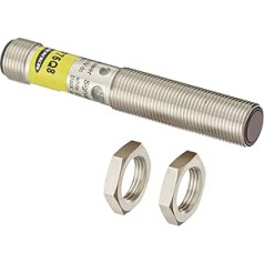 Banner m12pff75q8 barrel-style Sensor, fixed-field Sensing Modus, Pin Integral euro-style – Stecker, M12 Gewinde Mount, 680 Nm Wellenlänge sichtbar Red LED, PNP AUSGANG, 75 mm Sensing Range