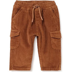 Koton Babyboy Cargo Trousers Velveta aukliņu kabatas detaļas, Camel (120)