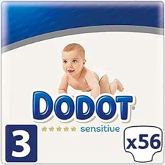 Dodot Sensitive T3 Pairs 6-10 kg 56 Uds