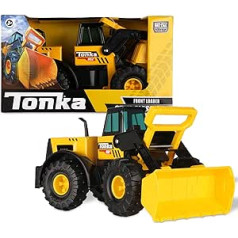 Tonka Steel Classic Front Loader, Dumper Truck Toy for Children, Kids Construction Toys for Boys and Girls, Vehicle Toys for Creative Play, Toy Trucks for Children Aged 3+, Yellow