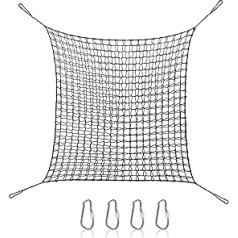 Climbing Net Safety Net Climbing Frame Net Double Layers Net Climbing Net Climbing Net Children Outdoor for Playground Outdoor Garden (1 x 3 m)