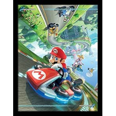 Pyramid International Mario Kart 8 (Flip) 30x40 cm ģerāhmter Druck, 250GSM PAPERWRAP MDF, Mehrfarbig, 44x33x4 cm