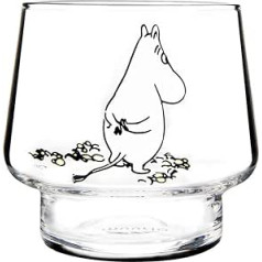 Muurla - Tējas lampiņas turētājs, Svečturis - Moomin Original - The Wait - Stikls - Augstums 20 cm