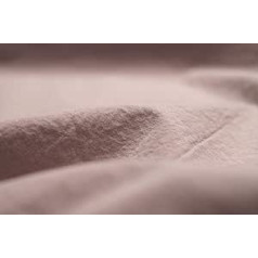 L1NK STUDIO Gultas veļa 290 x 260 cm - Segas pārvalks 100% kokvilna (Percale 200 Threads) gultai 200 cm Plain Smokey Pink