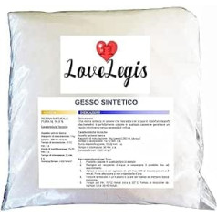 LoveLegis Synthetic Plaster - Non-Toxic - Castable - Extra Hard - High Resolution - Extremely Durable - Porcelain Effect - 2 kg