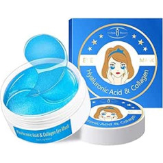 Aichun Beauty 30 Pairs of Collagen Eye Mask Patch Hydro Gel Pad Pretgrumbu tumšos lokus Kabatas Soft Gluts Skin Care Mitrinošs Mitrums (HIALURONSKĀBE)