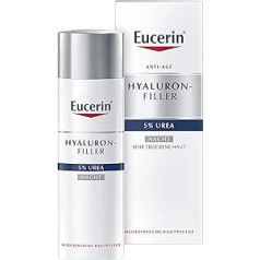 Eucerin Hyaluronic Filler 5% Urea nakts krēms, 50 ml krēms