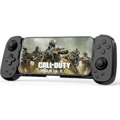 arVin bezvadu spēļu kontrolieris PS4/PC/Switch, Bluetooth spēļu pults ar Hall Effect kursorsvirām iPhone 15, saderīgs ar Xbox Game Pass (melns)