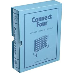 WS Game Company Connect Four Vintage Bookcase Edition Edition