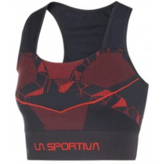 Bra FOCUS II Top W XS Black/Cherry Tomato