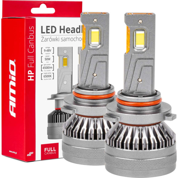 LED auto spuldzes hp full canbus hb3 9005 amio-03678