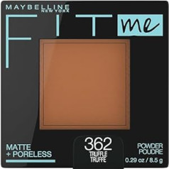 Maybelline Прессованная пудра для лица Maybelline New York Fit Me Matte + Poreless, трюфель, 0,28 унции, упаковка из 1 шт.