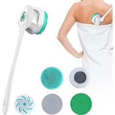 Hmltd Electric Body Washer - Body Cleansing Scrubber | Electric Face Washer for Girls and Women, Face and Body Cleansing Scrubber for Face and Body Cleansing Massage Hmltd