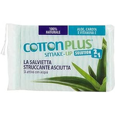 ‎Cotton Plus Cotton Plus faldine grims ar 2 vienā tīrīšanas pienu maxi iepakojumā pa 50)