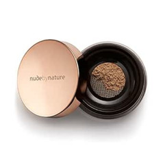 Nude By Nature Radiant Loose Powder Foundation, 100% dabīgas sastāvdaļas - SPF 15 aizsardzība, W8 Classic Tan 10g, W8 Classic Tan